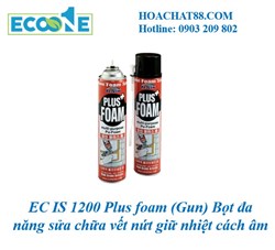 EC IS 1200 Plus foam (Gun) Bọt đa năng sửa chữa vết nứt giữ nhiệt cách âm